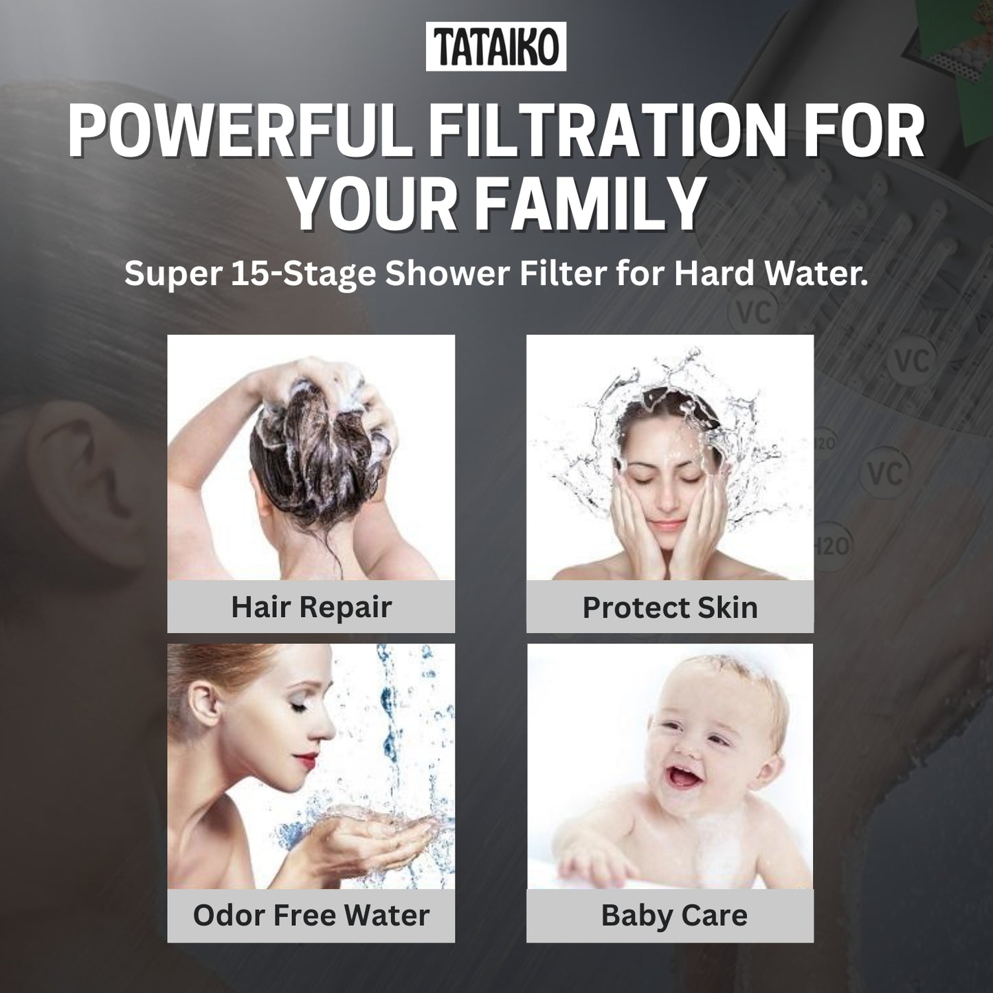 Tataiko™ Filtered Showerhead