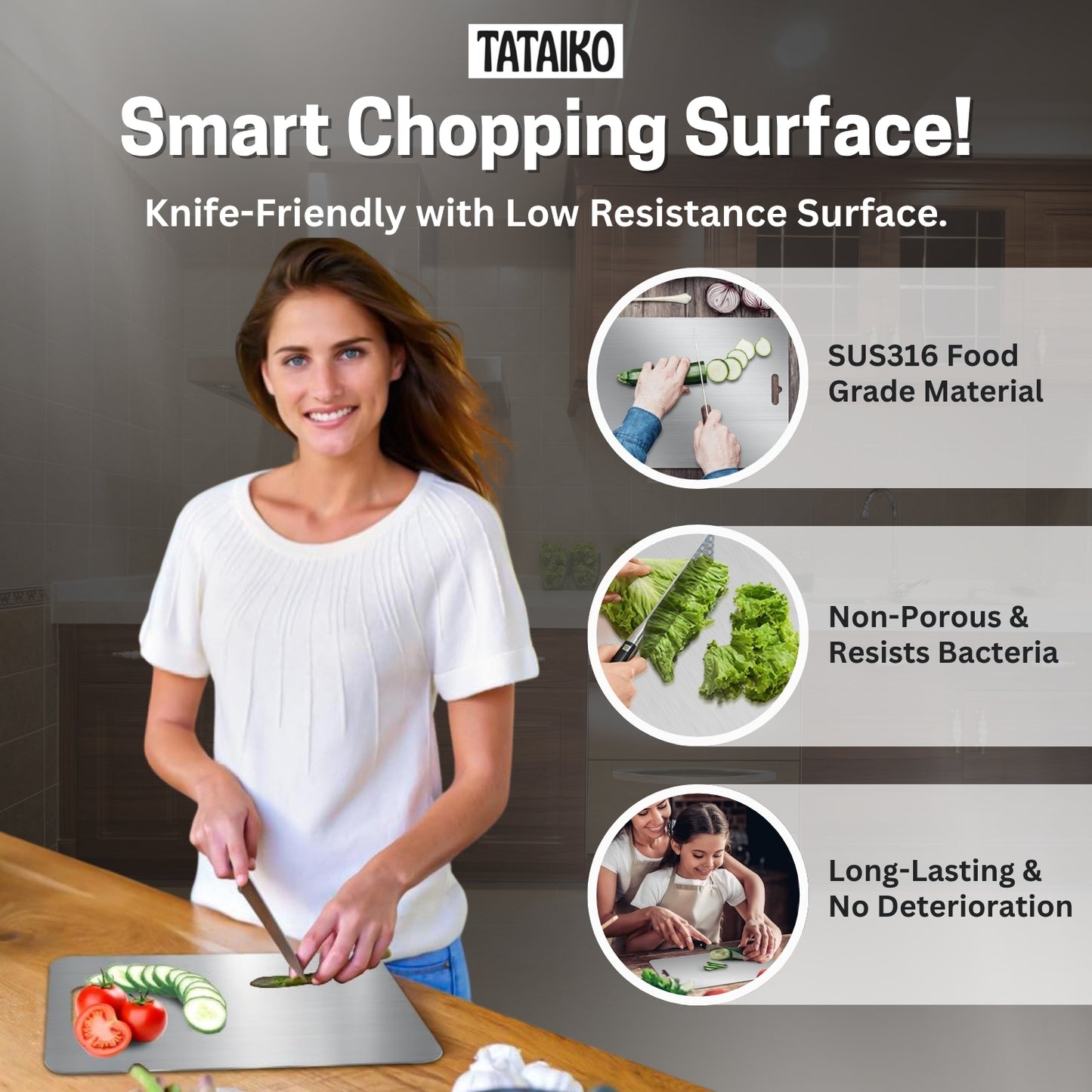 Tataiko™ Titanium Cutting Board