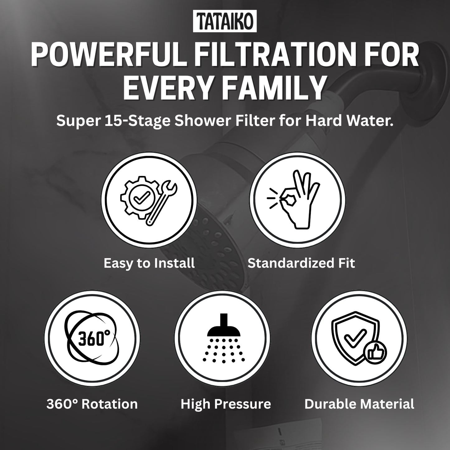 Tataiko™ Filtered Showerhead